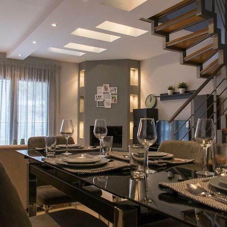 Luxury Sea View Apartment Agía Triás Luaran gambar