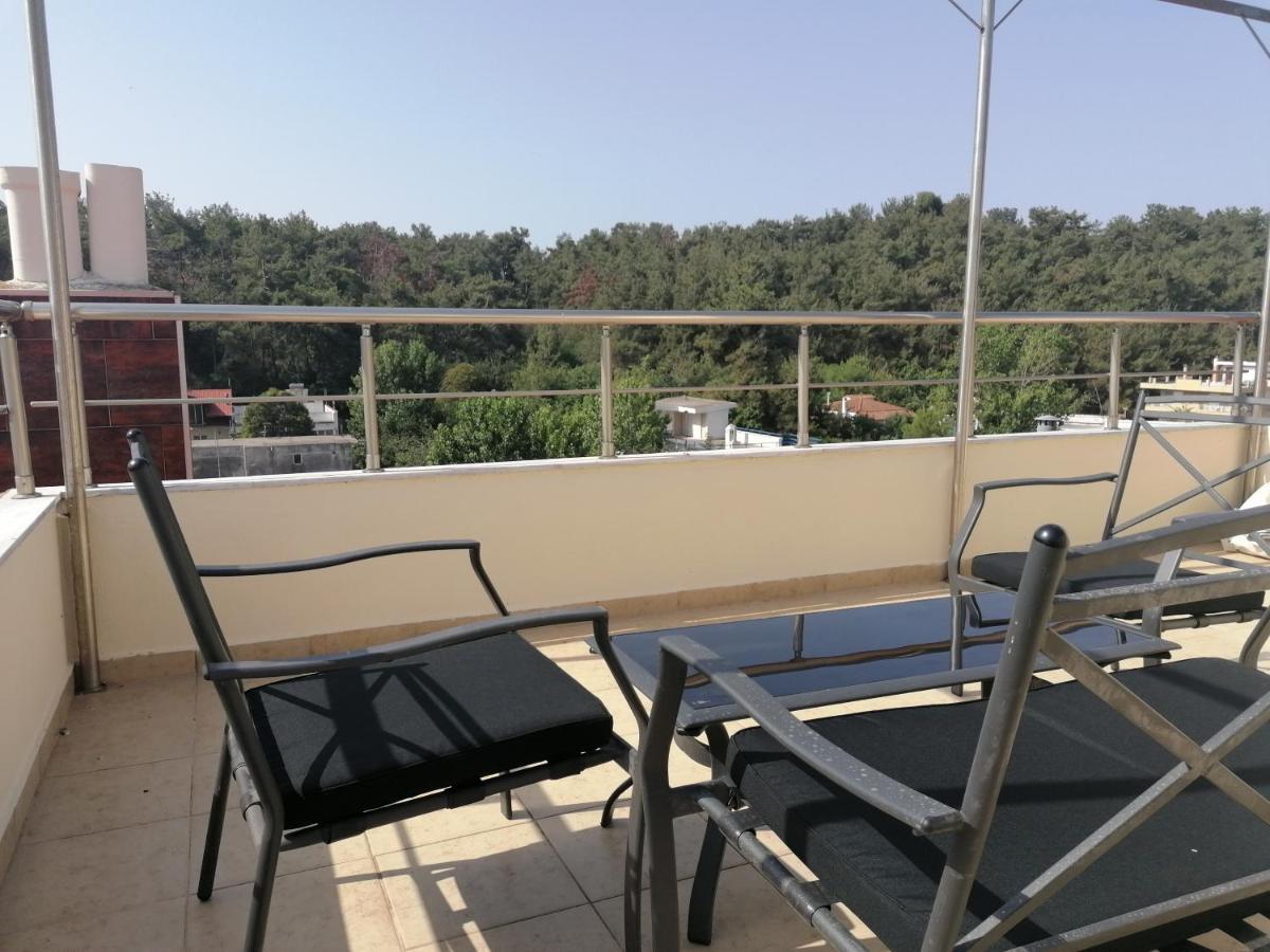 Luxury Sea View Apartment Agía Triás Luaran gambar