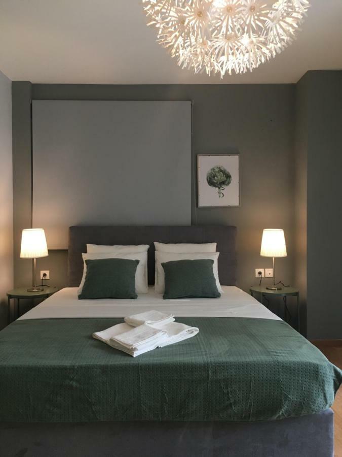 Luxury Sea View Apartment Agía Triás Luaran gambar
