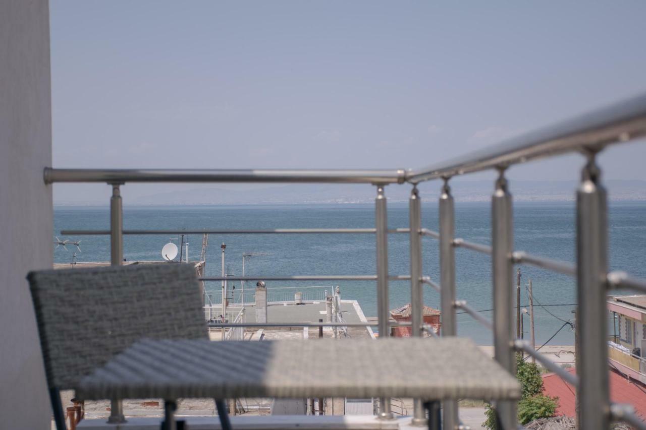 Luxury Sea View Apartment Agía Triás Luaran gambar