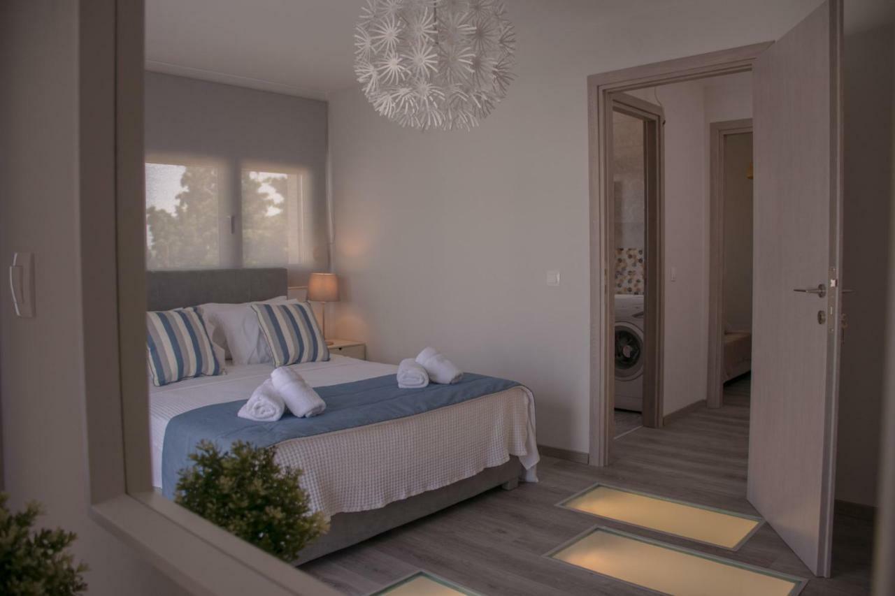 Luxury Sea View Apartment Agía Triás Luaran gambar